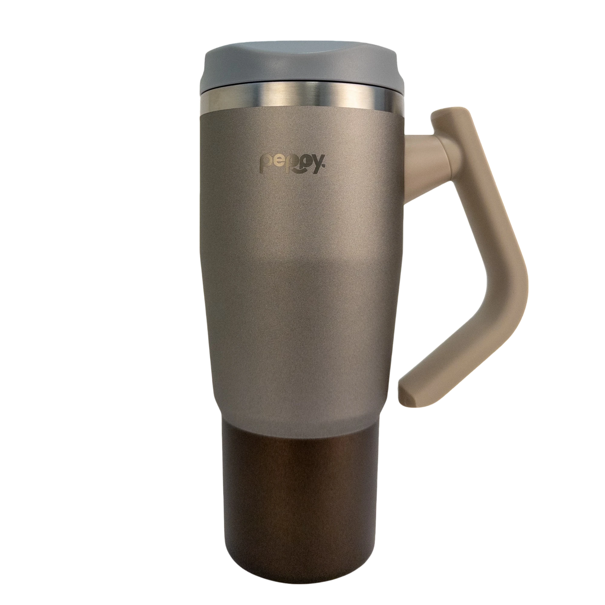 Ruda termogertuvė iš priekio