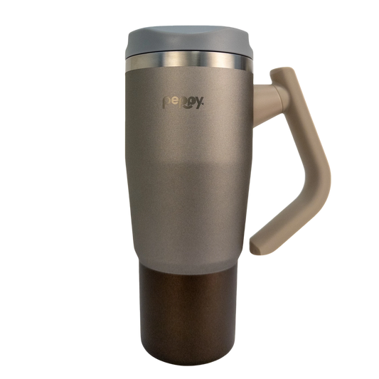 Ruda termogertuvė iš priekio