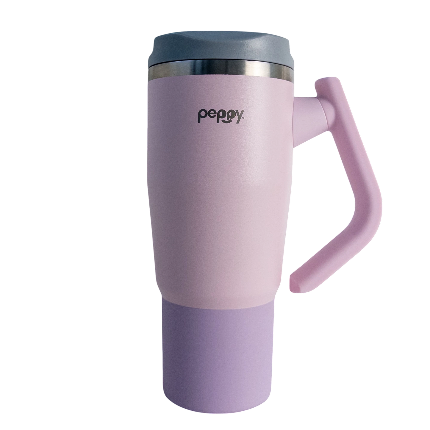 Rožinė termogertuvė iš priekio