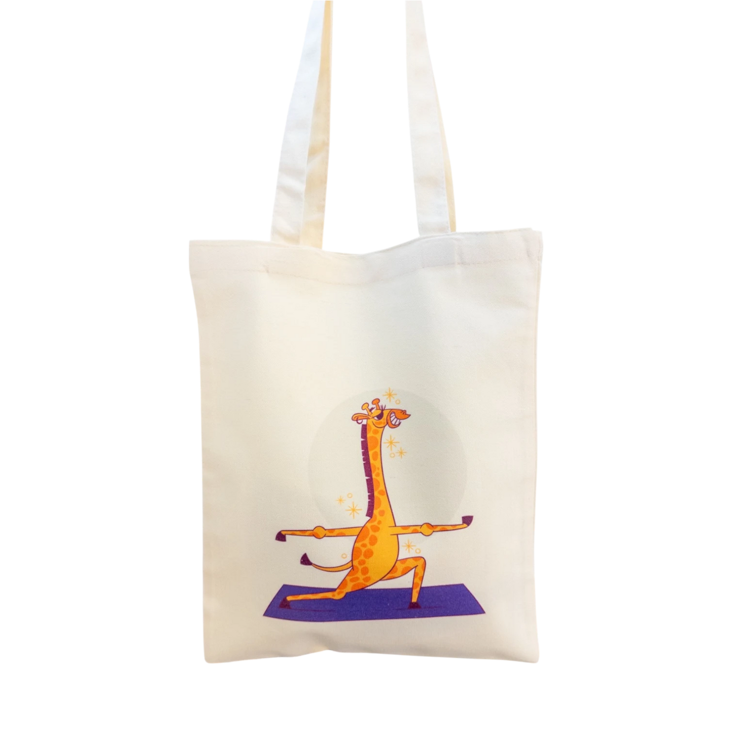 Tote maišelis iš priekio baltame fone